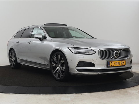 Volvo V90 2.0 T6 Plug In AWD Inscription | SOH 97% | Panoramadak | Head-Up | Leder | Harman/Kardon | 20'' | 360 Camera | Stoelverwarming | Keyless | Carplay | Full LED | Stuurverwarming | PHEV