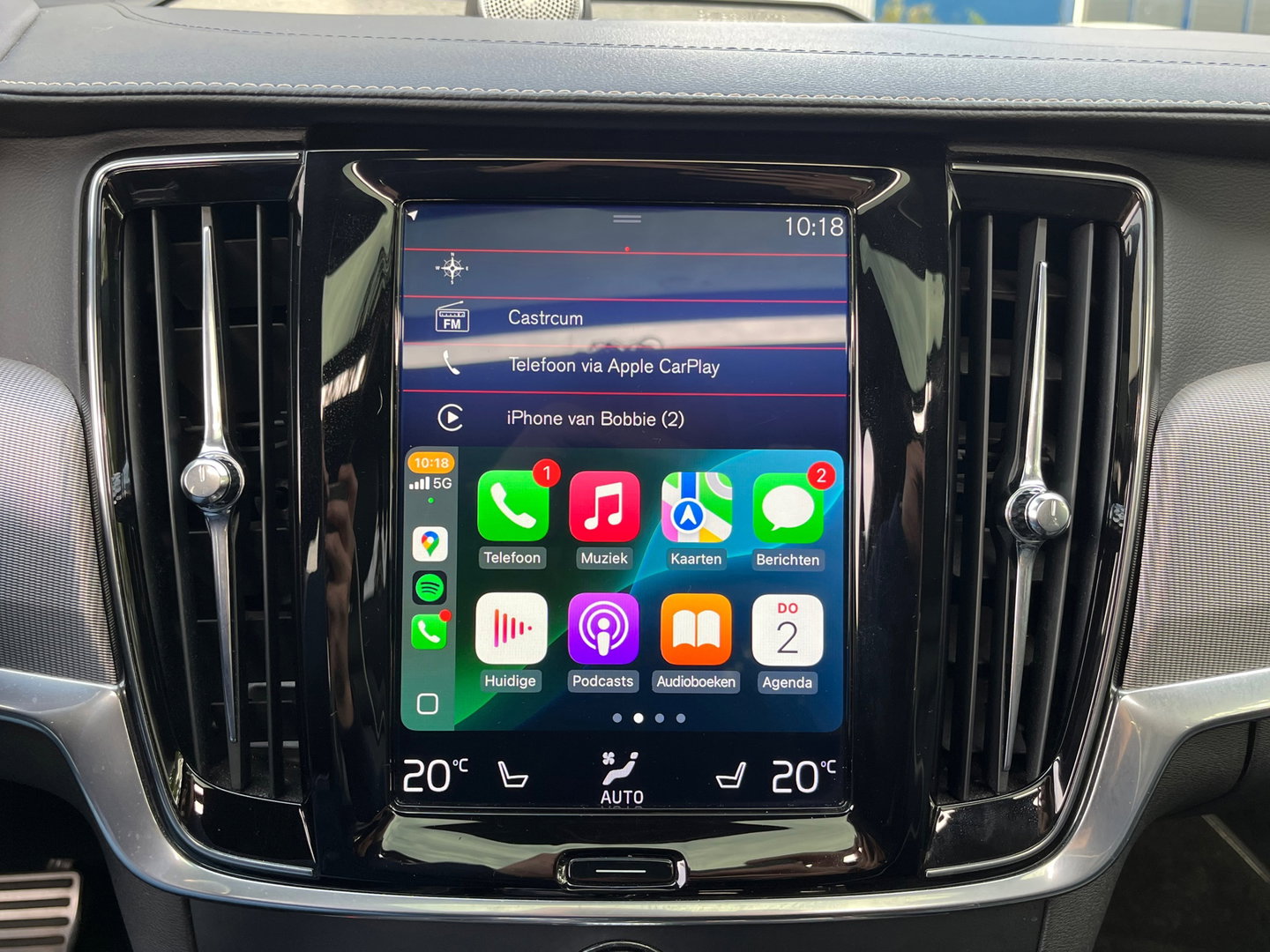 Volvo S90 2.0 T8 AWD Polestar|Schuifdak|Bowers&Wilkins|Head-Up|Memory|360Camera|Keyless|Carplay|Leder|405PK