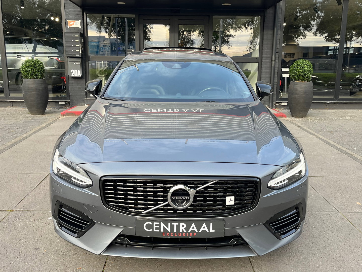 Volvo S90 2.0 T8 AWD Polestar|Schuifdak|Bowers&Wilkins|Head-Up|Memory|360Camera|Keyless|Carplay|Leder|405PK