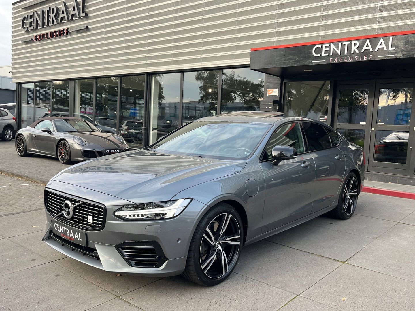 Volvo S90 2.0 T8 AWD Polestar|Schuifdak|Bowers&Wilkins|Head-Up|Memory|360Camera|Keyless|Carplay|Leder|405PK