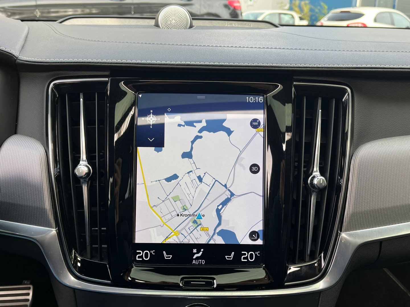 Volvo S90 2.0 T8 AWD Polestar|Schuifdak|Bowers&Wilkins|Head-Up|Memory|360Camera|Keyless|Carplay|Leder|405PK