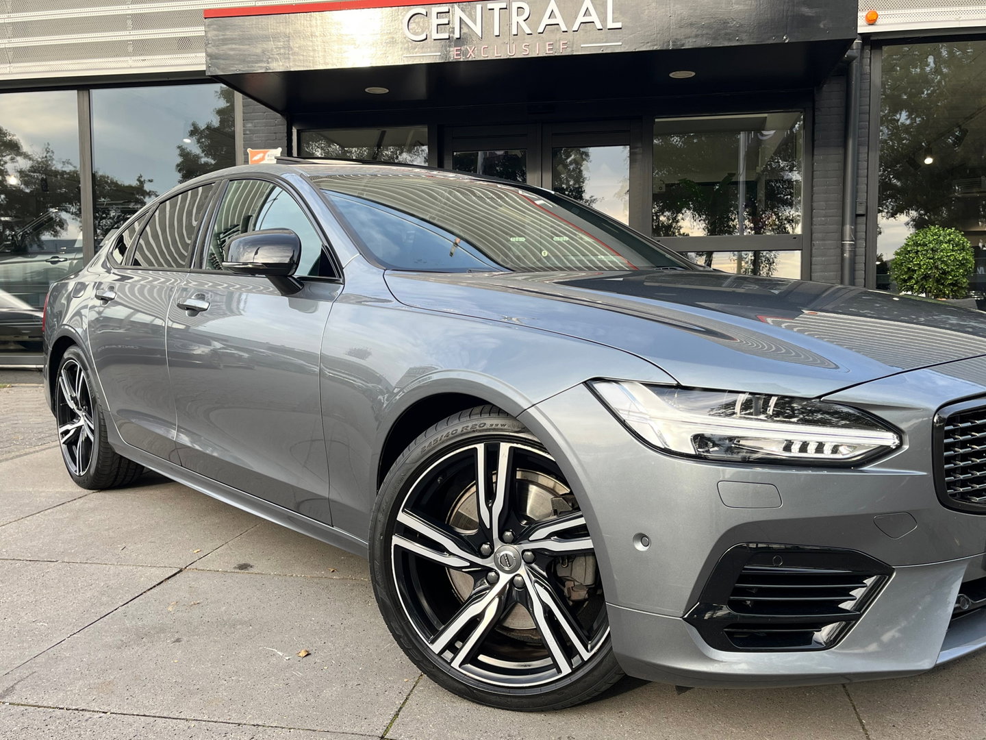Volvo S90 2.0 T8 AWD Polestar|Schuifdak|Bowers&Wilkins|Head-Up|Memory|360Camera|Keyless|Carplay|Leder|405PK