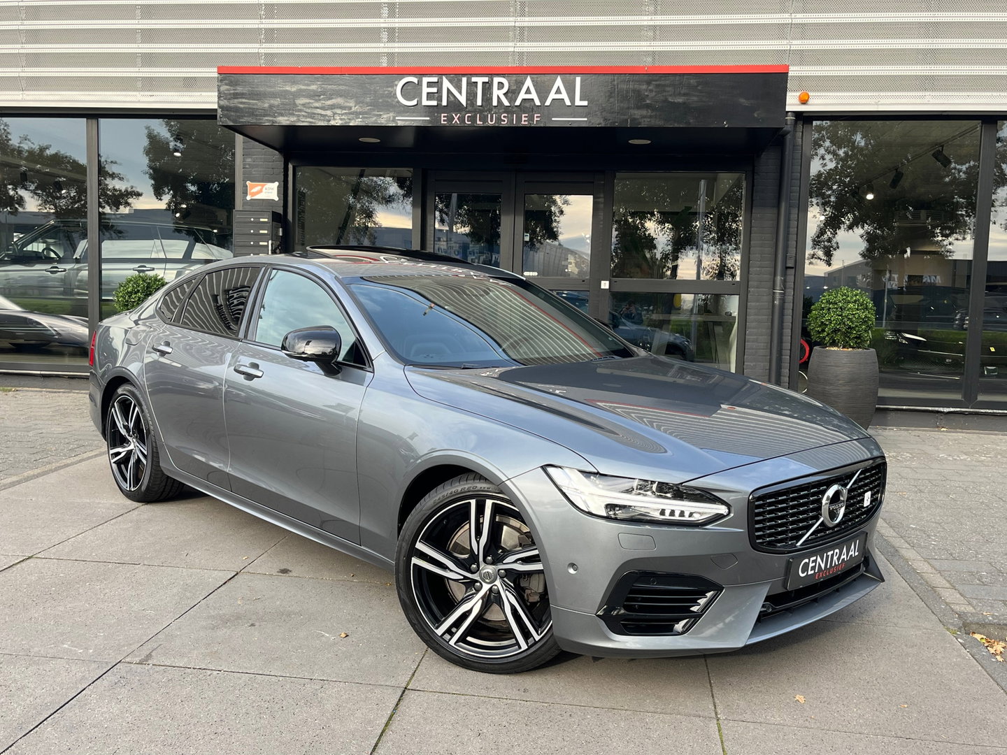 Volvo S90 2.0 T8 AWD Polestar|Schuifdak|Bowers&Wilkins|Head-Up|Memory|360Camera|Keyless|Carplay|Leder|405PK