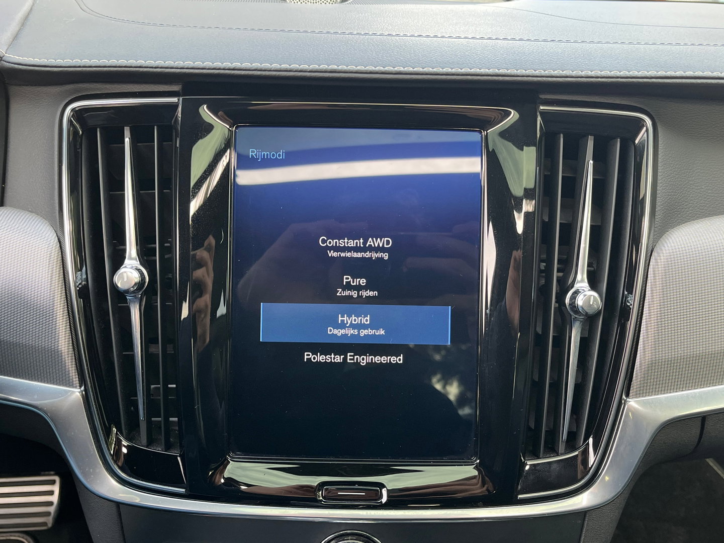 Volvo S90 2.0 T8 AWD Polestar|Schuifdak|Bowers&Wilkins|Head-Up|Memory|360Camera|Keyless|Carplay|Leder|405PK