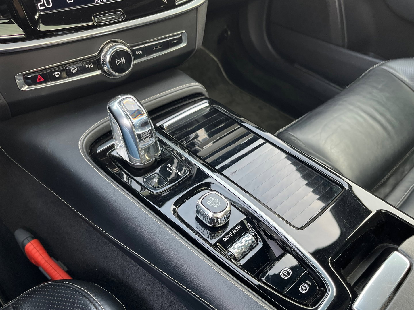 Volvo S90 2.0 T8 AWD Polestar|Schuifdak|Bowers&Wilkins|Head-Up|Memory|360Camera|Keyless|Carplay|Leder|405PK