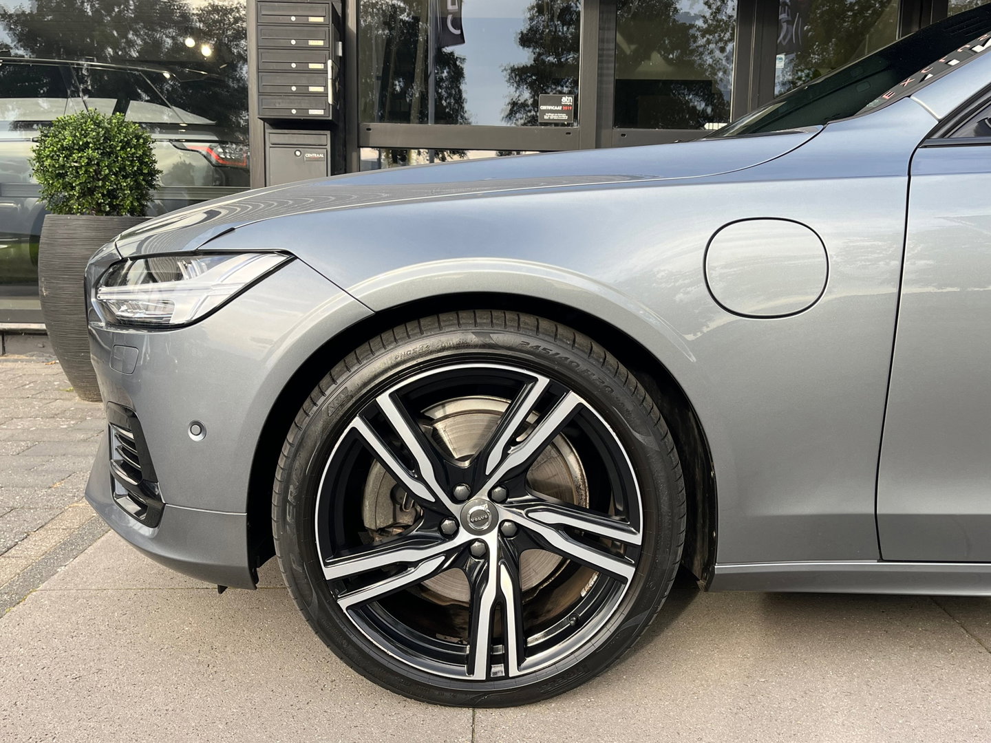 Volvo S90 2.0 T8 AWD Polestar|Schuifdak|Bowers&Wilkins|Head-Up|Memory|360Camera|Keyless|Carplay|Leder|405PK