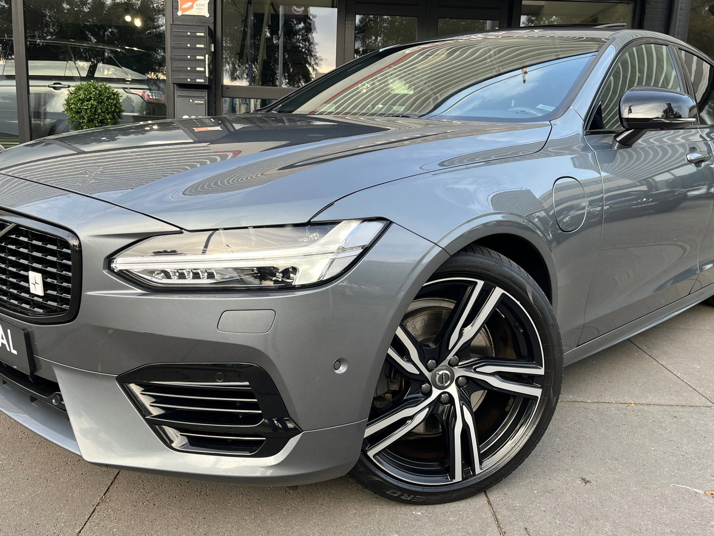 Volvo S90 2.0 T8 AWD Polestar|Schuifdak|Bowers&Wilkins|Head-Up|Memory|360Camera|Keyless|Carplay|Leder|405PK