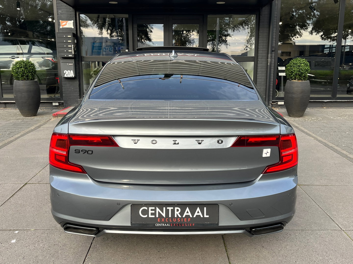 Volvo S90 2.0 T8 AWD Polestar|Schuifdak|Bowers&Wilkins|Head-Up|Memory|360Camera|Keyless|Carplay|Leder|405PK