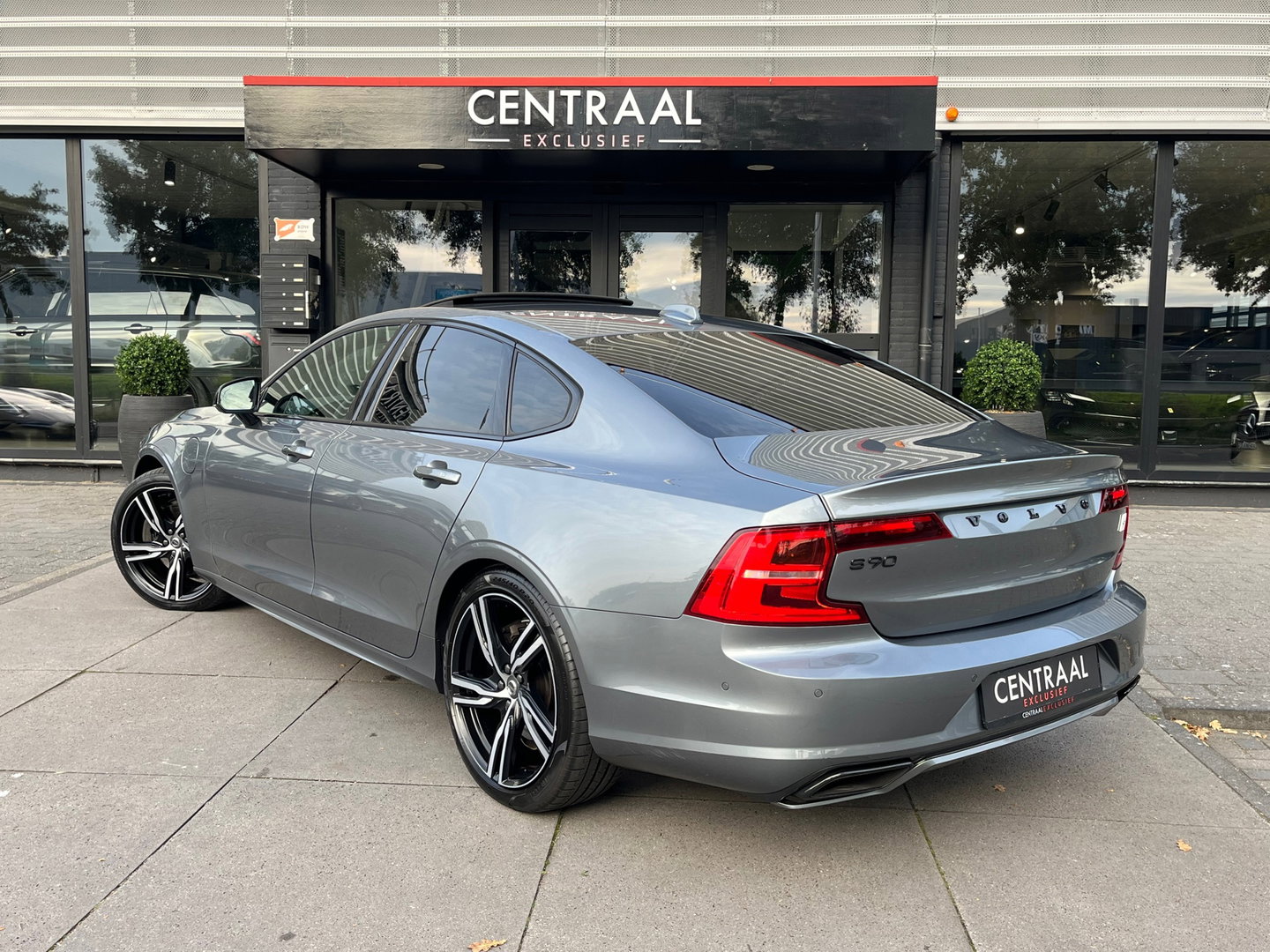 Volvo S90 2.0 T8 AWD Polestar|Schuifdak|Bowers&Wilkins|Head-Up|Memory|360Camera|Keyless|Carplay|Leder|405PK