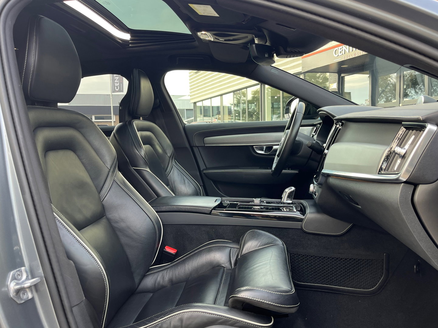 Volvo S90 2.0 T8 AWD Polestar|Schuifdak|Bowers&Wilkins|Head-Up|Memory|360Camera|Keyless|Carplay|Leder|405PK