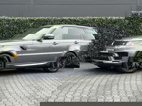 Land Rover Range Rover Sport - 2.0 P400e HSE Dynamic, NL AUTO, NAP LOGISCH, PANORAMADAK, LUCHTVERING, STANDKACHEL, MERIDIAN, CAMERA, NAVI, CRUISE, DODEHOEK, KEYLESS, MEMORY, HUD, CLIMATE CONTROL, STOEL/STUURVERWARMING, ACHTERBANK VERWARMD, LICHTMETAAL 21"