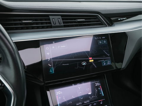 Audi e-tron 55 quattro Business edition Plus 95 kWh (3-Fase-11 kW) {SOH-88%} (INCL-BTW) *HEATPUMP | PANO | LEATHER | ADAPTIVE-CRUISE | FULL-LED | DIGI-COCKPIT | KEYLESS | MEMORY-PACK | CAMERA | NAVI-FULLMAP | SHIFTPADDLES | DAB+ | COMFORTSEATS | 20''ALU*