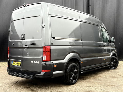 MAN TGE 35 2.0 L3H3 LUXE | LEDER | GASGEVEERDE CHAUFFEURSSTOEL | LED | CRUISE | LMV | SIDEBARS | DIK UITGEVOERD