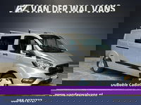 Ford Transit Custom - 2.0 TDCI 131pk L2H1 Dubbele Cabine Euro6 Airco | 6-Zits | Camera | LED | 2800kg Trekhaak | Cruisecontrol Verwarmde voorruit, Android Auto, Dakdragers, Parkeersensoren