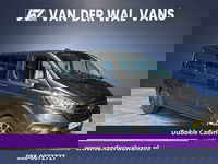 Ford Transit Custom - 2.0 TDCI 170pk Automaat L2H1 Dubbele Cabine Euro6 Airco | 5-Zits | LED | Cruisecontrol Stoelverwarming, Verwarmde voorruit, LM velgen, Trekhaak, Parkeersensoren