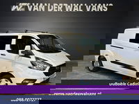 Ford Transit Custom - 2.0 TDCI 170pk L2H1 Dubbele Cabine Euro6 Airco | 6-Zits | Camera | Navigatie | LED | Apple Carplay Android Auto, Cruisecontrol, Stoelverwarming, Verwarmde voorruit, Parkeersensoren, 2800kg trekvermogen, Dakdragers