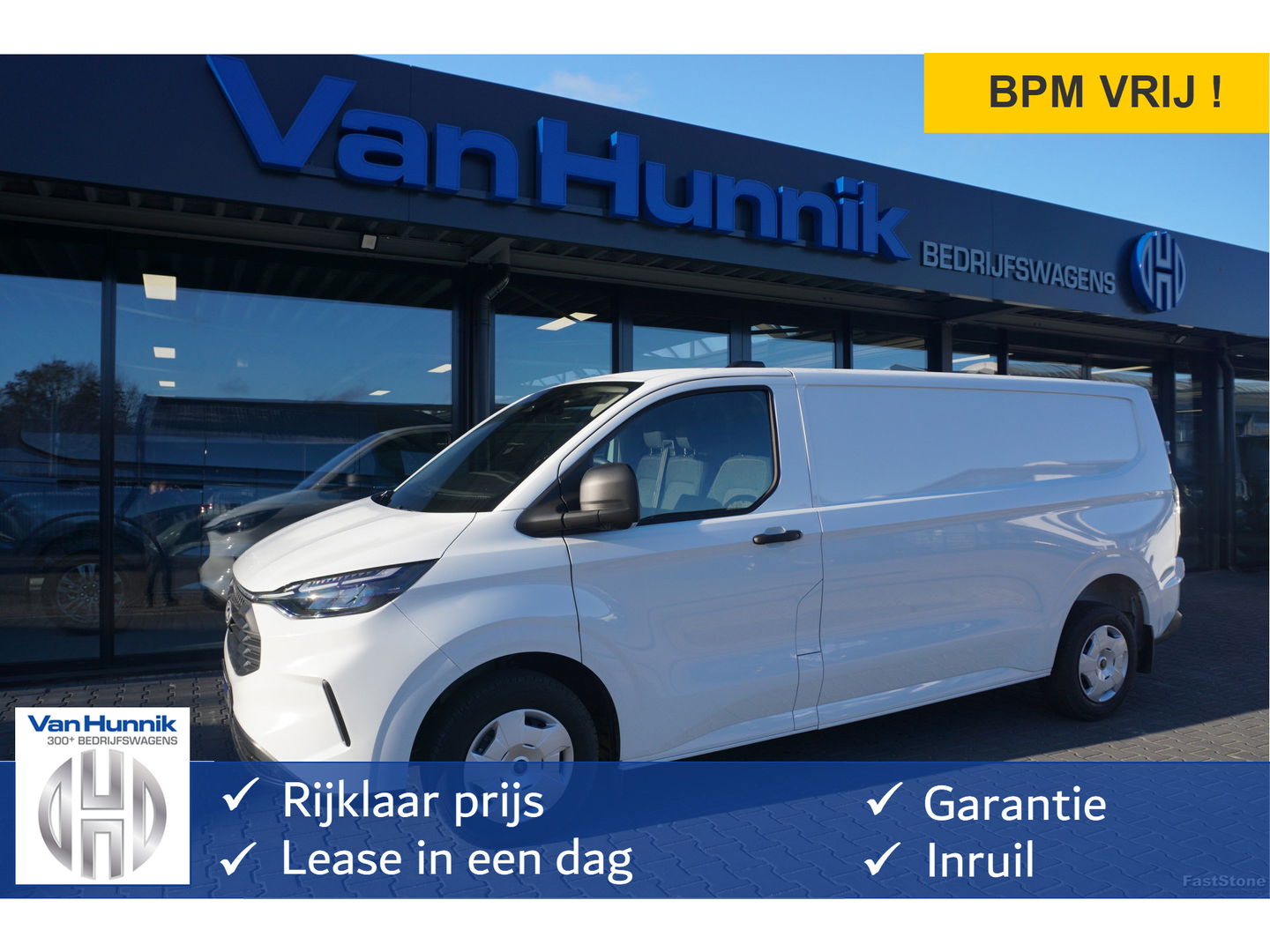 Ford Transit Custom 280L 136PK Trend AUT BPM VRIJ!! 13" Sync Apple CP/Android A, Camera!! NR. J424*