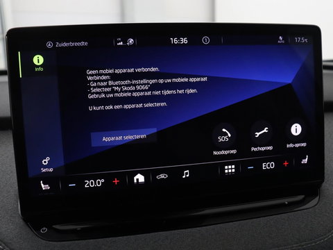 Škoda Enyaq iV 60 | Warmtepomp | Stoelverwarming | Camera | Keyless | Carplay | Navigatie | Half leder | Full LED | Cruise control | Parkeerhulp | Sfeerverlichting