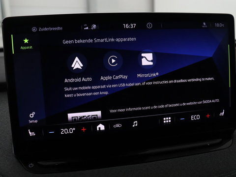 Škoda Enyaq iV 60 | Warmtepomp | Stoelverwarming | Camera | Keyless | Carplay | Navigatie | Half leder | Full LED | Cruise control | Parkeerhulp | Sfeerverlichting