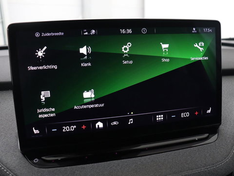 Škoda Enyaq iV 60 | Warmtepomp | Stoelverwarming | Camera | Keyless | Carplay | Navigatie | Half leder | Full LED | Cruise control | Parkeerhulp | Sfeerverlichting