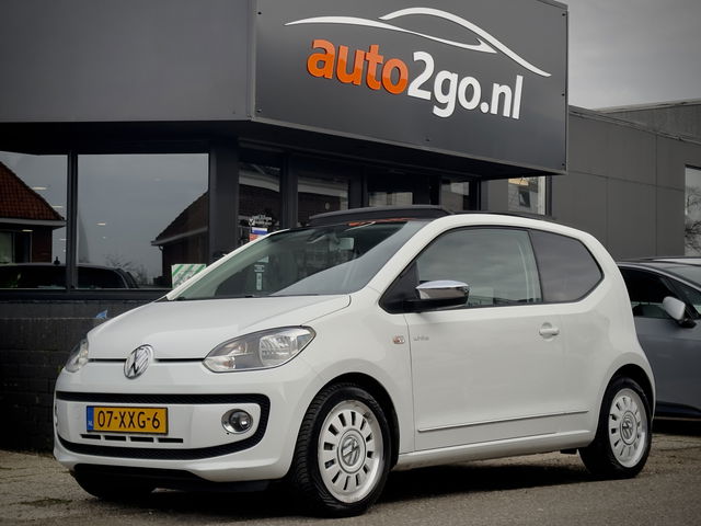 Volkswagen up! - 1.0 HIGH UP White BLEUMOTION PANODAK LEDER NAVI AIRCO LED LMV PDC