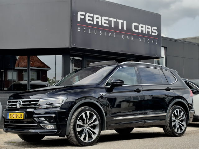 Volkswagen Tiguan Allspace - 1.5 TSI AUT7 HIGHLINE 3X R-LINE. PANODAK VOL-LEDER 20 INCH-LMV NAVI CAMERA DIGI-DASH APPLE-CARPLAY LED PDC