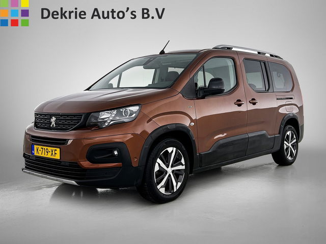 Peugeot Rifter - Long 1.2 131PK Automaat GT 7pers. * Distributie vv.bij 95Dkm * / Trekhaak / Airco-ecc. / Pdc+Camera / Navigatie / 2xSchuifdeur / Apk 03-2027