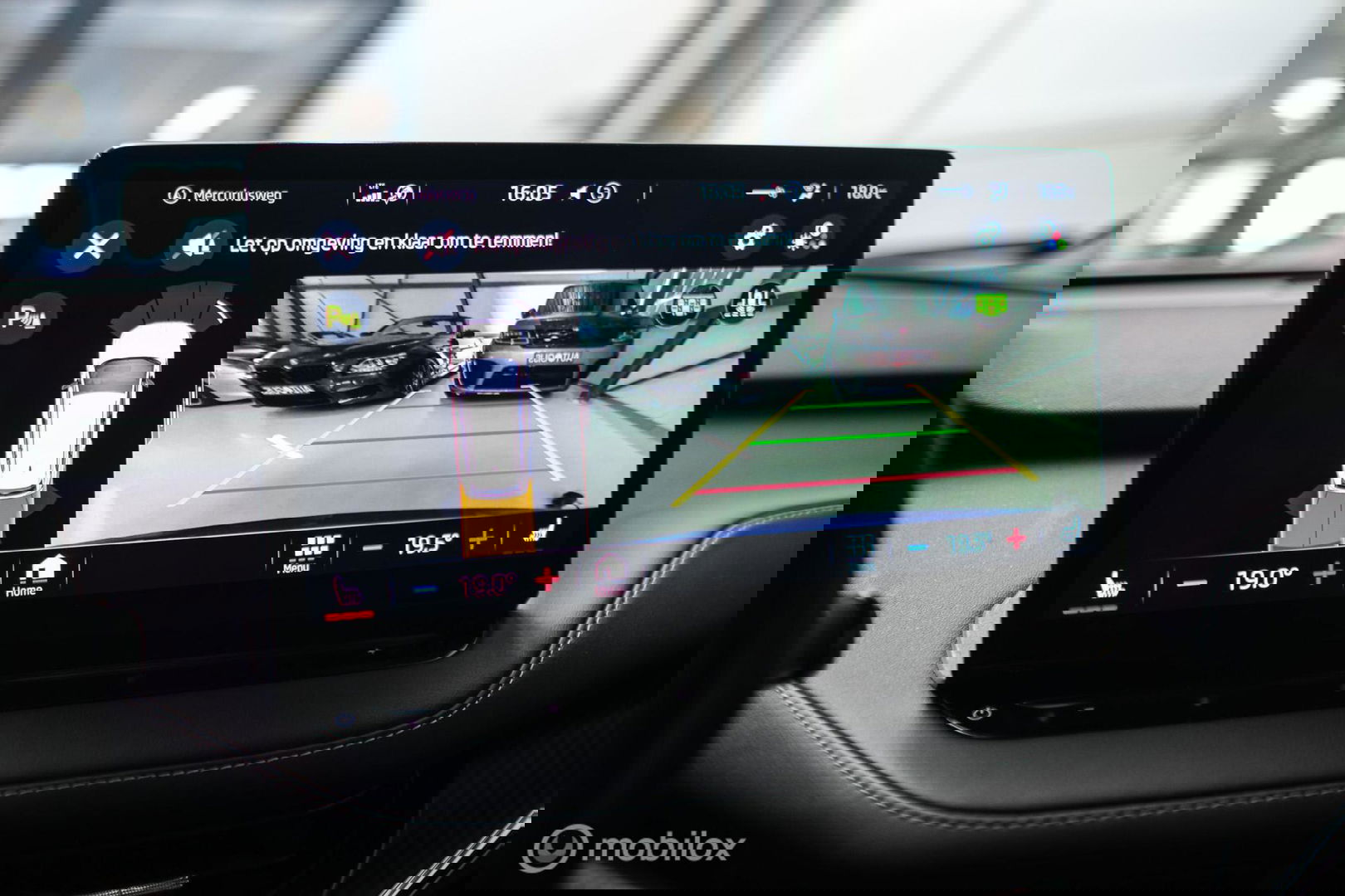 Škoda Enyaq iV 60 Sportline | Sportstoelen | Alcantara | Camera | NL auto | 1e eigenaar | Energy Blue | LED | Rijklaarprijs |