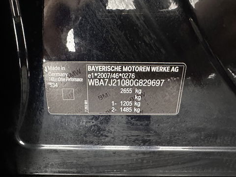 BMW 7 Serie 740Le xDrive iPerformance High Executive (Plug-In) Aut. *PANO | LEATHER | MASSAGE | HARMAN/KARDON | MEMORY-PACK | BLIS | TOPVIEW |  HEAD-UP | ADAPTIVE-CRUISE | FULL-LED | ENTERTAINMENT | DAB+ | ..