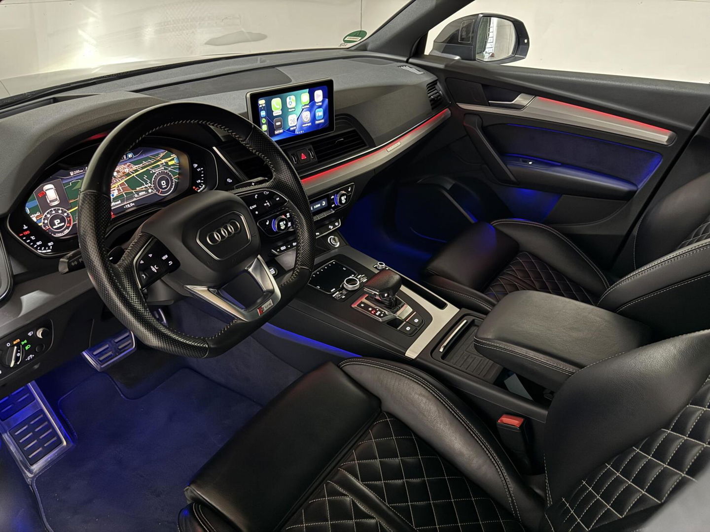 Audi Q5 2.0 TFSI Quattro Black Edition RS-Seats Pano HUD Sfeer Trekh.
