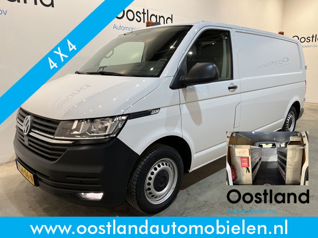 Volkswagen Transporter - 2.0 TDI L2H1 150 PK 4Motion 4x4 / Servicebus / Inrichting / Euro 6 / 220V. / Airco / CarPlay / Cruise Control / Camera / Navigatie