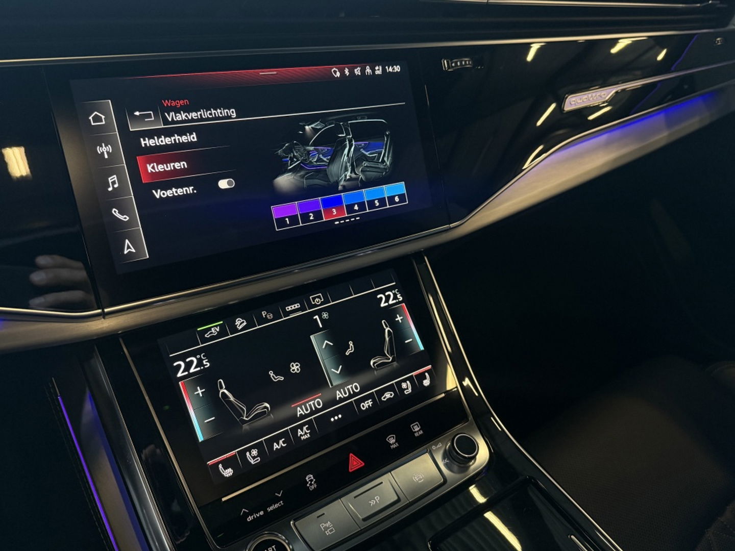 Audi Q8 60 TFSIe 462PK Quattro / Audi Exclusive / Nardo grey / 360° / 20