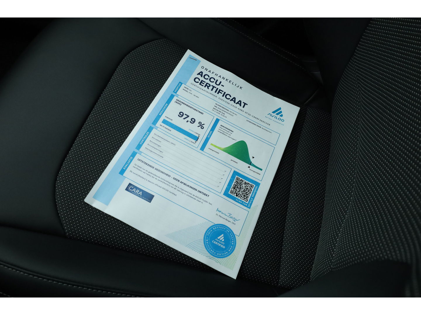 Kia Ev6 Light Edition 58 kWh | SOH 97% | Navi | Stoel- Stuurverw. | Adapt. Cruise | Camera | Apple CarPlay