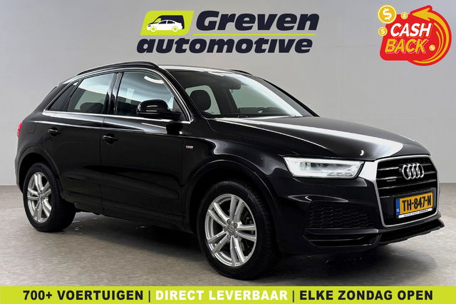 Audi Q3 - 2.0 TFSI Quattro 221PK S-line | Camera | Cruise | Leder | Navi | Stoelverw. | Keyless | NAP