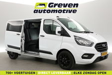 Ford Transit Custom - 2.0 TDCI L2H1 | Incl. 12mnd garantie! | DC | Aut. | Airco | Cruise | Camera | 2xSchuifdeur | Carplay | Navi | Trekh. | Parkeersens.