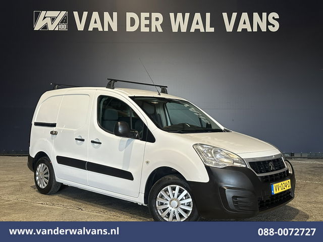 Peugeot Partner - 1.6 BlueHDi Euro6 Airco | Cruisecontrol | Trekhaak | Dakdragers | Zijdeur Bluetooth telefoonvoorbereiding