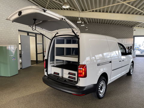 Volkswagen Caddy 2.0 TDI 102pk L2H1 BMT Maxi Comfortline / vaste prijs rijklaar € 13.950 ex btw / lease vanaf € 235 / airco / cruise / pdc achter / omvormer / ingerichte laadruimte !