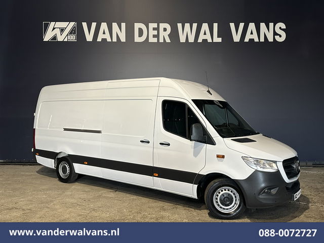 Mercedes-Benz Sprinter - 316 CDI 164pk L3H2 Euro6 Airco | 360 Graden Camera | Navigatie | Apple Carplay | Chauffeursstoel Cruisecontrol, Android Auto, Stoelverwarming, Parkeersensoren, Bijrijdersbank