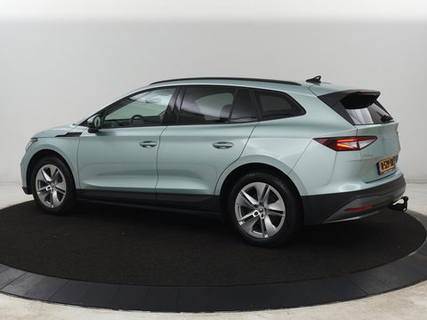 Škoda Enyaq iV 60 | SOH 91% | Trekhaak | Stoelverwarming | Camera | Sportstuur | Carplay | Navigatie | Cruise control | Full LED | Half leder | DAB | Parkeerhulp | Sfeerverlichting | Climate control