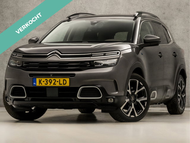 Citroën C5 Aircross - 1.6 Plug-in Hybrid 225 Deluxe 225Pk Automaat (APPLE CARPLAY, BRUIN LEDER, MEMORY SEATS, STOELVERWARMING, ADAPTIVE CRUISE, KEYLESS, 360 CAMERA, ELEK ACHTERKLEP, TREKHAAK, NIEUWSTAAT)