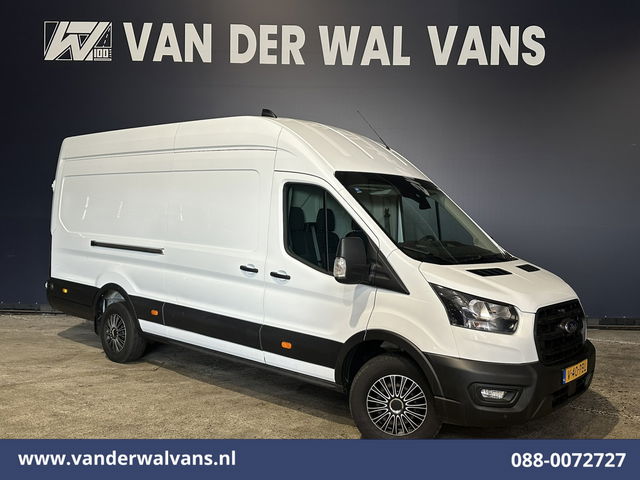 Ford Transit - 2.0 TDCI 131pk L4H3 Euro6 Airco | Camera | Cruisecontrol | Verwarmde voorruit Parkeersensoren, Bijrijdersbank