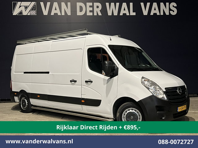 Opel Movano - 2.3 CDTI L3H2 Euro6 *Rijklaar Direct Rijden* Airco | Imperiaal | 2500kg Trekhaak | Cruisecontrol | Parkeersensoren Sidebars, Bijrijdersbank