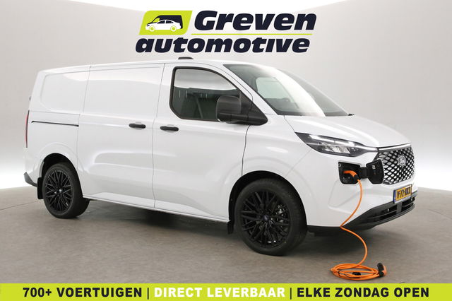 Ford E-Transit Custom - L1H1 65 kWh | Snelladen | 20"LMV | Virtual Cockpit | Clima | Camera | 3 Zits | Cruise | Carplay | Stoelverw.