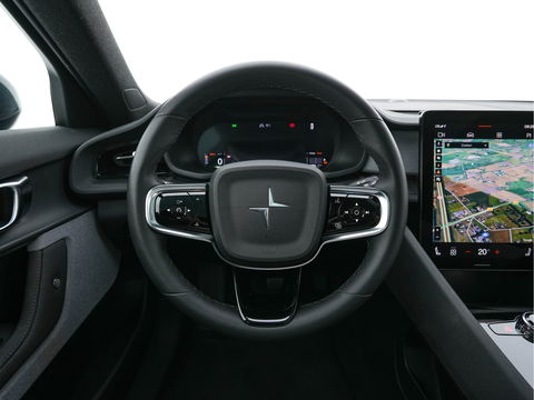 Polestar 2 Long Range Dual Motor Launch Edition 78kWh [ 3-Fase-11kW ] {SOH-91%} (INCL.BTW) Aut.*PANO | NAVI-FULLMAP | FULL-LED | ADAPTIVE-CRUISE | BLINDSPOT | TOPVIEW | KEYLESS | LANE-ASSIST | DIGI-COCKPIT | CARPLAY | DAB+ | HEATED-SPORTSEATS | CAMERA | MEMORY-PACK