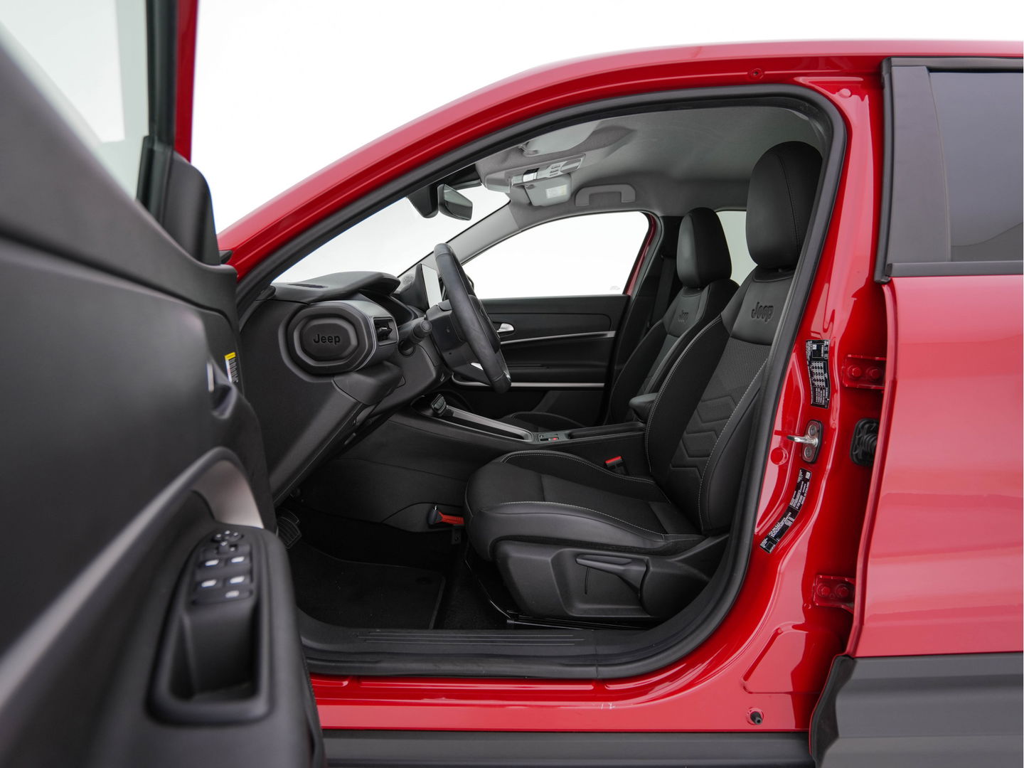 Jeep Avenger Summit 54 kWh [ 3-Fase ] {SOH-95%} (INCL-BTW) *HEATPUMP | LEATHER-MICROFIBRE | FULL-LED | ADAPTIVE-CRUISE | BLIND-SPOT | CAMERA | DIGI-COCKPIT | NAVI-FULLMAP | HEATED-COMFORTSEATS | ECC | AMBIENT-LIGHT | PDC | CARPLAY | CRUISE