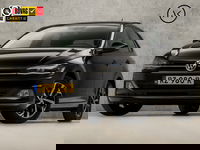 Volkswagen Polo - 1.0 TSI Sportline Highline (SCHUIFDAK, APPLE CARPLAY, GROOT NAVI, ZWART HEMEL, CLIMATE, LEDER, LED KOPLAMPEN, GETINT GLAS, PARKEERSENSOREN, ADAPTIVE CRUISE, NIEUWE APK, NIEUWSTAAT)