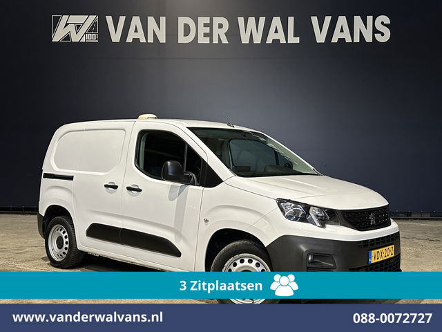 Peugeot Partner - 1.5 BlueHDI 102pk L1H1 Euro6 Airco | 3-Zits | Apple Carplay | Trekhaak | Cruisecontrol Android Auto, Parkeersensoren, Bijrijdersbank