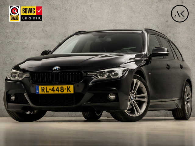 BMW 3 Serie - Touring 320i M Sport High Executive 184Pk Automaat (GROOT NAVI, M PAKKET, CLIMATE, LEDER, STOELVERWARMING, SPORTSTOELEN, GETINT GLAS, SPORT AUTOMAAT, ELEK ACHTERKLEP, NIEUWSTAAT)