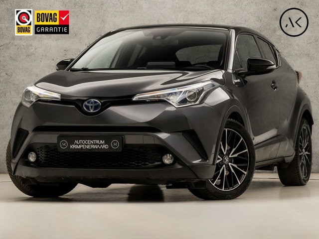 Toyota C-HR - 1.8 Hybrid Sport Automaat (NAVIGATIE, CAMERA, STOELVERWARMING, GETINT GLAS, SPORTSTOELEN, XENON, ADAPTIVE CRUISE, ZWART HEMEL, NIEUWSTAAT)