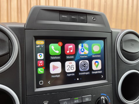 Peugeot Partner 1.6 BlueHDi 75 L1 Premium | Marge | Apple Carplay | Dealer Onderhouden | Airconditioning | Cruise Control | Navigatie | Radio | Elektrische Ramen |